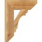 Ekena Millwork Olympic Slat Rough Sawn Bracket, Western Red Cedar, 4"W x 14"D x 18"H BKT04X14X18OLY06RWR - alternate 4